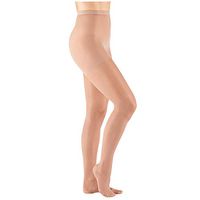 Women's Support Plus Mild 8-15 mm/Hg Compression Pantyhose - Beige - Medium