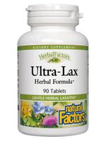 UltraLax - Herbal Laxative, 90 Tabs by Natural Factors (Pack of 2)