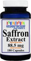 #1 Best Value Premium Pure Saffron Extract 88.5 Mg, 180 Capsules- 6 Month Supply!! (Only one Capsule a Day) Saffron is a Natural Appetite Suppressant