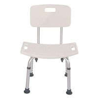 Shower Chair with Backrest - Padded Shower Seat Bathtub Adjustable Shower Chair Seat Bench Bath Chair for Elderly, Handicap Seniors Tub Shower Seats