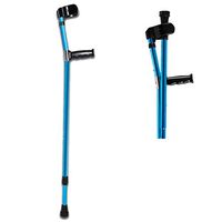AILSAYA Forearm Crutch Elbow Crutches Foldable Ultralight Aluminum Assistance Double Adjustable with Comfy Handle Adjustable Folding Metal Walking Cane Elbow Walking Stick for The Young and Elder