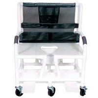 Sammons Preston Bariatric Shower/Commode Chair (With Footrest )
