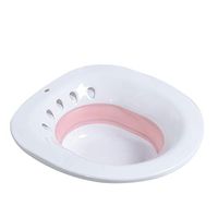 58bh Sitz Bath for Toilet Seat,Portable Foldable Hanging Toilet Sitz Bath, for Postpartum Care, Hemorrhoids Treatment