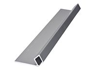 Tanis Brush AH402096CF Aluminum Reverse Flange Brush Holder for One 3/16" Brush, 8' Length, 1" Flange Height