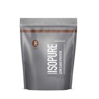 Isopure Low Carb, Vitamin C and Zinc for Immune Support, 25g Protein, Keto Friendly Protein Powder, 100% Whey Protein Isolate, Flavor: Dutch Chocolate, 1 Pound (Packaging May Vary)