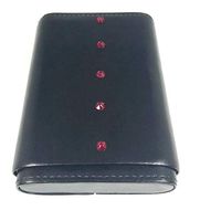 Aficionada Style 5 Cigar Leather Humidor - Siam