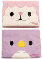 Amainoo Travel/Pocket Tissues, 60 Counts Each (2 Pack, 120 Tissues Total, Cute Character Tissue for Kid, School, Travel, Camping, Office, car)