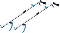 Luxet 2-Pack Grabber Reacher Tool 32 Inch Pick Up Stick - Strong Grip - Magnetic Tip - Claw Trash Picker Grabbers for Elderly Grab it Reaching Tool Grippers - Durable and Lightweight - Dressing Stick