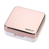 Mini Travel Simple Contact Lens Case Box Container HolderCStorage Soaking Box Case High Qulity and Safe (Light Pink)
