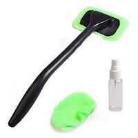 Microfiber Windshield Clean Car Auto Wiper Cleaner Glass Window Tool Brush Kit