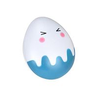 TONSEE Egg Design Contact Lens Case Box Set Cleaning Holder Soak Storage Travel (Blue)