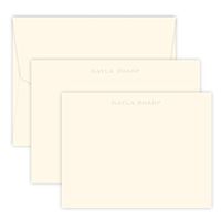 Personalized Embossed Stationery Set - 100 Pieces