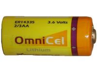 Omnicel 3.6 Volt 2/3 Aa 1650 Mah (Er14335) Primary Lithium Battery