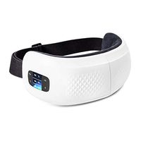 Electric Portable Eye Massager with Heating Air Pressure Music Vibration, Shiatsu Massager for Dry Eye Eyestrain Fatigue Relief