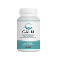Calm Supplement - Anti Stress Support, Natural Anxiety Relief, Calming Supplement with Vitamin B12, Folic Acid, Chamomile, Valerian Root, Passionflower Powder, Magnesium, Calcium and More