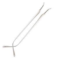 1 Pair Silver Glasses Replacement Temples Metal Rimless Eyeglass Accessories for Men