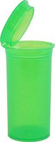 Pop Top Bottles - Transparent Green - 1.63 oz - 13 Dram- #PT13TG - 25 Tubes!