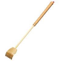 Bamboo Telescopic Back Scratcher Extendable Wooden Back Itching Self Massager