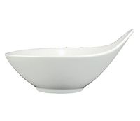 Vertex China AV-E5 Ventana Eclipse Bowl, 4-1/4" x 1-1/2", 6 oz, Porcelain White (Pack of 36)