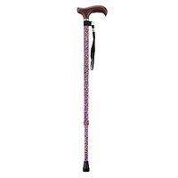 Crutches Elderly Non-Slip Cane Wooden Handle Retractable Cane Portable Hiking Cane Help Walking Shatter (Color : A, Size : 70.5cm)