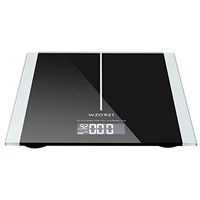 High Precision Digital Body Weight Scale Bathroom Electronic Scale High Strength Toughened Glass Weighting Scale 180Kg Black