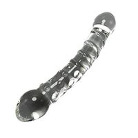 YOYOHOT Double Head Crystal Glass Pleasure Wand Dilldo Pennis Plump Beads Amal Bead Vibrant Six Toy Couple Beginners