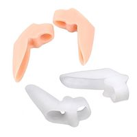 Belloc 2 Pairs SEBS Toe Separators Toe Alignment Orthosis for Foot Pain Relax Bunion Relief for Men Women Hammer Toe Yoga Outdoor Sports