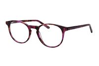 SHINU Ultra Thin Acetate Frame Progressive Multifocus Anti-Blue Light Reading Glasses-SH045(red demi, anti-blue up 1.00 down 3.00)