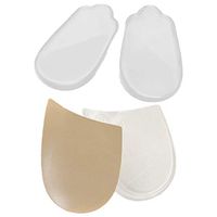 Lurrose 2 Pair o/x Leg Correction Insoles Silicone Orthopedic Insoles Shoe Pad Gel Heel Cups Inserts for Men Women Kids