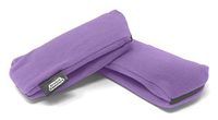 Universal Crutch Underarm Pad Covers - Luxurious Soft Fleece with Sculpted Memory Foam Cores (Playful Purple)