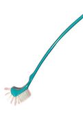 PANDA SUPERSTORE Set of 2 Home Use Cleaning Brushes Small Double Brush for Slit Sky Blue