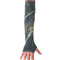 Sports Arm Sleeves Pretty Dandelion UV Sun Protection Arm Sleeves with Thumb Holes Cooling Arm