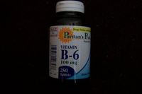 Vitamin B-6 100mg / 250 Tablets