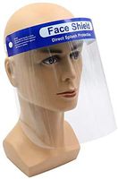 Face Shield, Plastic Face Cover Transparent Visor with Flip-Up Elastic Band for Children and Adult, 5 PCS