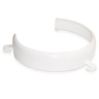 White Clip-on Food Guard for 9 – 10 Inch Plates