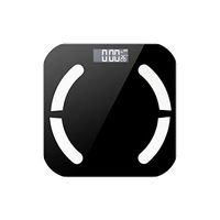 Bluetooth Digital Smart Scale Body Weight Fat BMI Analyzer,Black