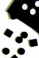 Dycem non-slip self-adhesive feet (5/8" diameter) 12 each, black