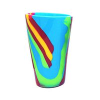 DaJun Silicone Glass BPA-Free, Shatter-Proof, Unbreakable Silicone Cup Drinkware, 4 Camouflage Colors