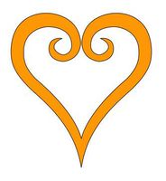 Home Grown Claremore Kingdom Heart - Vinyl Decal Sticker - Multiple Sizes and Colors (Orange, 5" X 5.5")