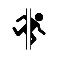 Portal Split 5" Decal Sticker for Cars Laptops Tablets Skateboard - Black