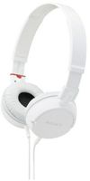 Sony ZX Series Wired On-Ear Headphones, White (MDRZX110/WHI)
