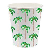 Slant Palm Tree Paper Cups