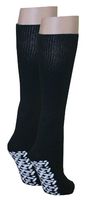 Diabetic Slipper Socks (3 Pairs, 3 Colors) (3 Pairs Black)