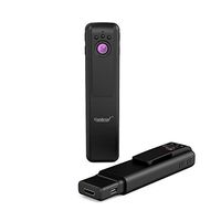 Conbrov Wifi Wireless Pen Camera 1080P HD Nanny Cam with Night Vision,Portable Body Cam Recorder with Real-time Live Stream Support Smartphone APP