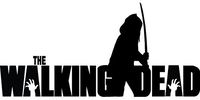Michonne Sword The Walking Dead Logo Vinyl Sticker Decal For Car Windows Laptop (23" inches (White)