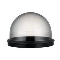 SS353 - SAMSUNG SPB-PTZ6 SMOKED DOME CCTV SECURITY CAMERA COVER POLY CARBONATE Ø150.7 x 102.6MM IN BLACK FOR SCP & SNP RANGE