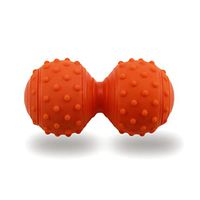 dna18729nd Silicone Massage Ball Yoga Roller Body Massager Back Trigger Pain Reliever Orange