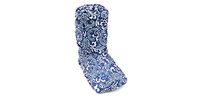 My Recovers Walking Boot Cover for Fracture Boot, Fashion Cover in Navy Blue Paisley, Short Boot, Made in USA, Orthopedic Products Accessories (XS)