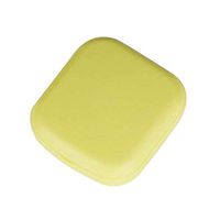 BLagenertJ Solid Color Plastic Storage Mini Box for Contact Case Lens Travel Portable Pocket Case with Mirror Collapsible Organizer Green