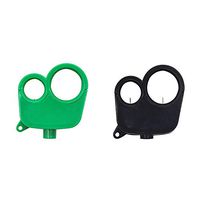 AUEDC Stainless Steel Guillotine Double Hole Blade, Large Caliber Cigar Cutter Environmentally Friendly Plastic Cigar Guillotine for Most Size of Cigars,D,twopacks